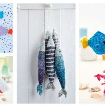 Amigurumi Fish Softie Free Knitting Pattern Knitted Fish, Animal Knitting Patterns, Knitting Patterns Toys, Knitted Animals, Fish Patterns, Coastal Chic, Free Knitting Pattern, Knitted Toys, Knitting Inspiration