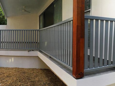 Aluminium Balustrades, Steel Balustrade, Deck Balcony, Shale Grey, Balcony Pool, Enclosed Patio, India Flag, Powder Coat Colors, Pool Area