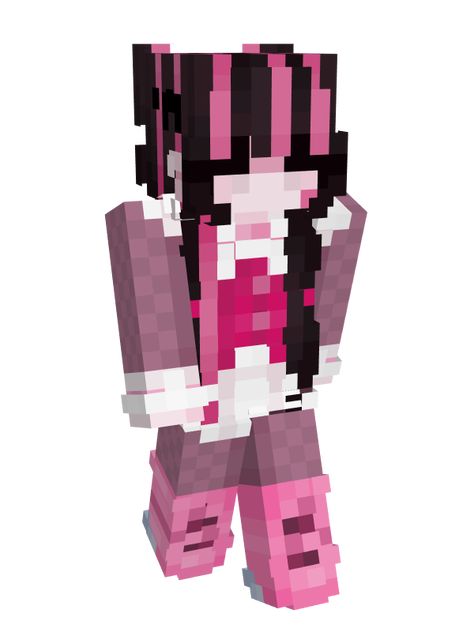 Minecraft Skins Monster High, Draculaura Minecraft Skin, Cute Pink Minecraft Skins, My Melody Minecraft Skin, Vampire Minecraft Skin, Cute Mc Skins, Minecraft Skin Outfits, Hello Kitty Minecraft Skin, Minecraft Cute Skins