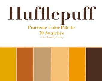 Hufflepuff color palette | Etsy Harry Potter Palette, Harry Potter Color Palette, Hufflepuff Colors, Hufflepuff Bedroom, Harry Potter House Colors, Hufflepuff Harry Potter, Raised Pools, Harry Potter Colors, Harry Potter Quilt