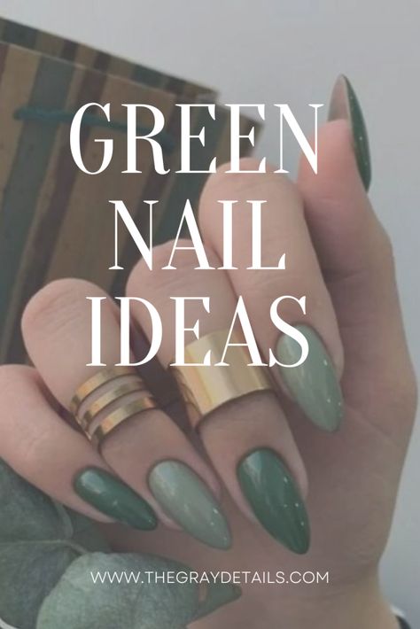 Green Nails, Kelly Green Nails, green nail ideas, spring nail ideas, emerald green nails, light green nails, Mint Green Nails White Green Ombre Nails, Elegant Green Nails Classy, Nude Nails With Green Design, Sage Colored Nails, Gradient Green Nails, Shades Of Green Nails Ideas, Manicure Ideas Green, Nail Ideas Emerald, Muted Green Nails