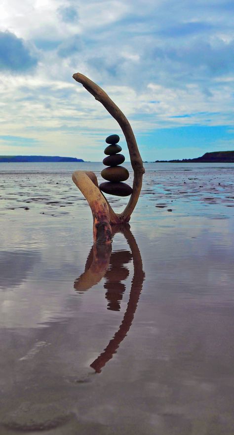 Reflections - Jon Foreman Jon Foreman, Stone Balancing, Ephemeral Art, Art Water, Rock Pools, Land Art, Stone Art, Print Gifts, Nature Art