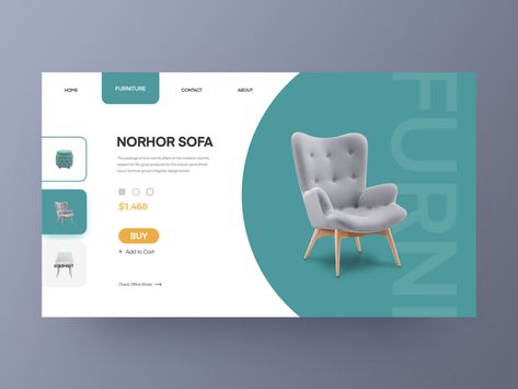 Furniture website by neko | Dribbble | Dribbble Furniture Web Design, Presentation Furniture Design, Design De Configuration, Nice Furniture, Web Design Examples, Furniture Website, Webdesign Inspiration, Creative Web Design, Ux Design Inspiration