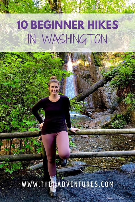 10 beautiful easy hikes in Washington State that are dog friendly, kid and family-friendly, and range in distance from 1 to 7 miles. #jjadventures #washingtonhikes #hike #hikewashington #washington #pnw #hiking #hikingtrails #trails #beginnerhikes Seattle Hikes, Pnw Hikes, Pnw Hiking, Washington State Hikes, Beginner Hiking, Washington Trip, Central Washington, Washington State Travel, Pacific Northwest Travel