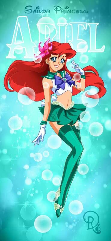 Drachea Rannak, Disney Princess Anime, Princesas Disney Anime, Disney Au, Sailor Princess, Disney Icons, Disney Princess Ariel, Sailor Moon Character, Disney Princes