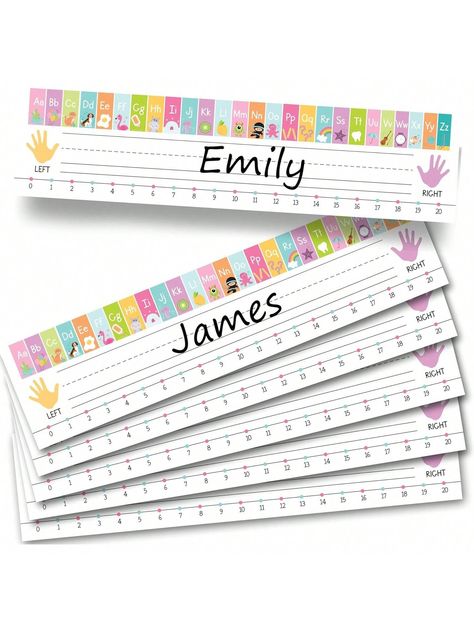 If You're Looking To Unlock Your Students' Hidden Learning Potential Then you need these classroom name tags for desk kindergarten supplies Our kindergarten name tags for desks are USA madeMake Kids Feel Seen And Important You'll receive 25 total 3x13" kindergarten name plates for desks, so you'll have more than enough for a full classroom Use these classroom name plates for desks classroom 1st grade to make every student feel specialSkyrocket Learning Speed And Retention These desk name tags classroom 1st grade classroom must haves help kids absorb information at lightning speed Capture attention and boost focus with these fun and engaging teacher supplies for classroom elementarySupercharge Key Skills That Fuel Future Success Use as student name tags for desks 2nd grade, preschool classr Name Tags For Desks, Name Tags For Classroom, Kindergarten Name Tags, Classroom 1st Grade, Kindergarten Supplies, Student Name Plates, Classroom Name Tags, Kindergarten Names, Student Name Tags