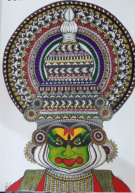 Color of life yakshagana Yakshagana Drawing Sketch, Yakshagana Drawing, Drawing Pencil Color, Beginner Drawing Lessons, Beginner Drawing, Pattern Design Drawing, Actor Quotes, Art Village, Colour Pencil