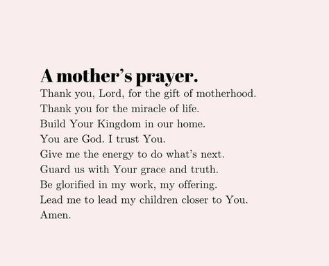 Prayer To Be A Better Mom, Bible Quotes About Mothers, Motherhood Bible Verses, Prayers For Mothers, Focus On The Lord, Burnout Quotes, Growing Closer To God, Prayer For Mothers, Prayer For My Family