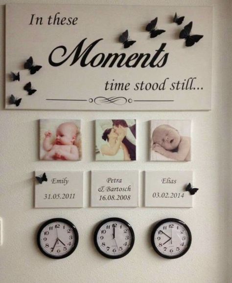 Family Wall Decals, Family Wall Decor, Dekorasi Kamar Tidur, Time Stood Still, Decoration Originale, Family Wall, Easy Home Decor, Unique Wall Decor, Photo Displays