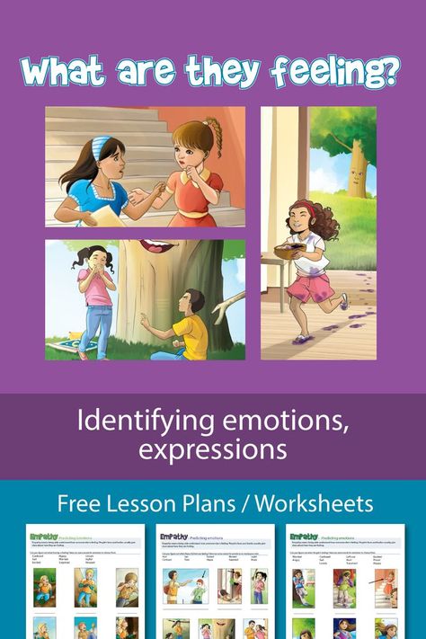 After so long with faces covered by masks, help children practice reading facial expressions with picture books! The Talking with Trees books have clear situations and emotive expressions that help children expand their knowledge of facial expressions and body language- the first step to empathy. Download free predicting emotions lesson plan with empathy worksheets for elementary Social Emotional Learning. Emotions Lesson Plan, Feelings Lessons For Elementary, Emotions Lesson, Feelings Lesson Plans, Feelings Lessons, Empathy Lessons, What Is Empathy, 2024 Activities, Worksheets For Elementary