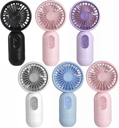 PRICES MAY VARY. 【Compact Size】-- This cute little fan measures only 5.2x2.5x1.6 inch and weighs 3oz, so you can put it in your pocket or bag. No matter where you go, it’s the perfect summer companion to keep you cool while traveling, queuing, or exercising. 【Powerful Wind & 3-Speeds Setting】-- With built-in copper brushless motor, this small fan is powerful enough to generate a strong wind. Mini fan has three adjustable wind speeds; just press the power button to change the setting. 【Rechargeab Cool Gadgets On Amazon, Men Office, Man Office, Travel Finds, Handheld Fan, Personal Fan, Fairy Wands, Office Outdoor, Small Fan