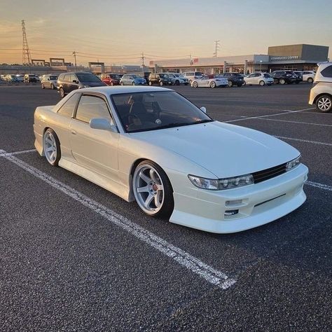 Dream Life Aesthetic, Nissan Silvia S13, S13 Silvia, Silvia S13, Slammed Cars, Pimped Out Cars, Best Jdm Cars, Nissan Silvia, Street Racing Cars