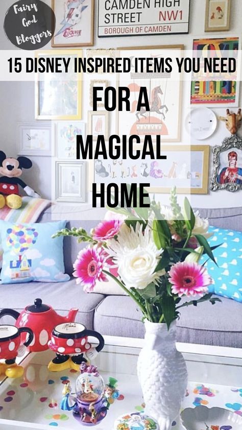 Disney Themed Rooms Target, Elegant Disney Home Decor, Subtle Disney Room Decor, Disney Theme Office, Disney Inspired Home Decor, Diy Disney Wall Art, Modern Disney Home Decor, Disney Home Aesthetic, Disney Themed Guest Room