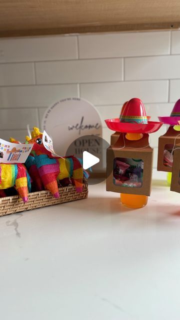 Amanda Albrecht Illinois Realtor + Content Creator on Instagram: "🪅Cinco de Mayo Open House or party favors! Here are 2 easy ideas you can use to take your fiesta up a notch! 

Mexican sodas topped with a margarita kit to go! The fun box toppers include a margarita mix, tajin and some flavored candy. Don’t forget the little sombrero! 

Mini piñatas filled with candy and topped with a tag, my tags have a QR code with all of the property information enclosed! 

Want to recreate? Comment 🔗 link below I can send you everything I used and the free editable tag too! 

Let’s get May off to a fun start! 
.
.
.
#may #realtor #cincodemayo #realtorfun #realtormarketing #openhouse #realtoring #home #sellingthesuburbs" Realtor Content, Mini Pinatas, Margarita Mix, Spicy Margarita, Realtor Marketing, Easy Ideas, Content Creator, Open House, Qr Code