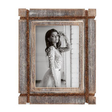 Photo Frames Wall, Frames Wall Decor, Picture Frame Wood, Rustic Photo Frames, Wall Mounted Table, Frames Wall, Rustic Picture Frames, Custom Photo Frames, Rustic Pictures