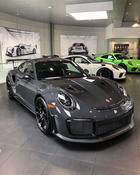 Samuel Chocholac on Instagram: “🐺 ❓GRAY BLACK  or  SLATE GRAY❓ . . 🐺 This PTS GT2RS got sold almost a year ago... one of the most beautiful cars I have ever seen in our…” Most Beautiful Cars, Mercedes Wallpaper, Porsche Gt, Gt2 Rs, Porsche Sports Car, Grey Car, Porsche Gt3, Grey Paint, Classic Porsche