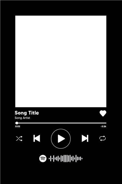 Polaroid Frame Spotify, Song Frame Template, Spotify Polaroid Template, Spotify Keychain Template, Spotify Frame Black, Spotify Song Template Aesthetic, Spotify Couple Frame, Spotify Album Template, Spotify Marco