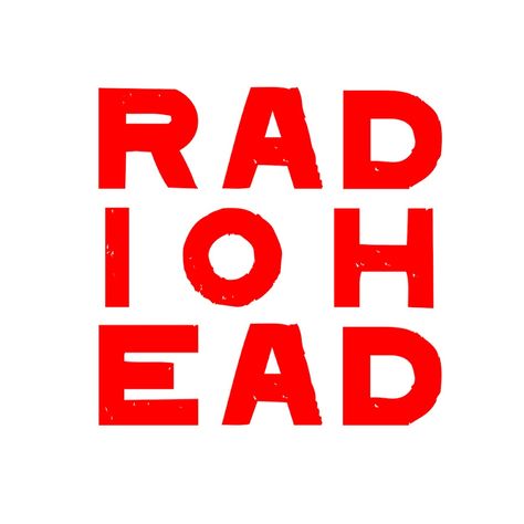 Radiohead Stickers, I Love Radiohead, Radiohead Logo, Radiohead Poster, Making Pins, Punk Patches, Paint Shirts, Music Stickers, Silhouette Stencil