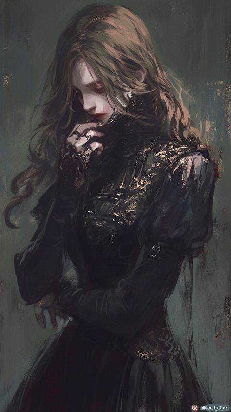 Did you like the art and want it in higher resolution? Follow the link and check out the album - https://t.me/arttach Queen Marika Fanart, Villainess Art, Queen Marika, Bloodborne Concept Art, Lady Maria, Fantasy Heroes, Comic Style Art, Bloodborne, Female Portraits