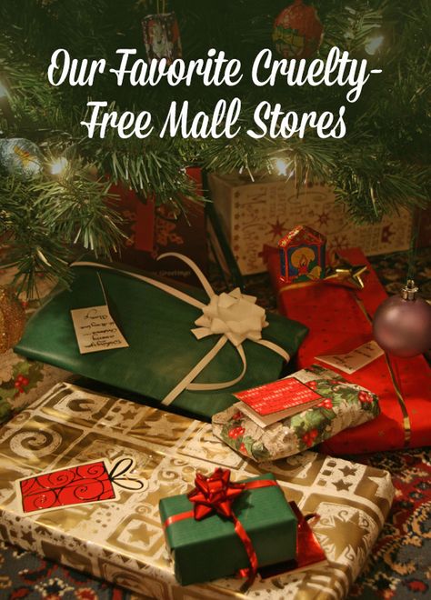 PETALiving-social-our-favorite-cruelty-free-mall-stores Presents Under The Christmas Tree, Wrapped Presents, Under The Christmas Tree, Christmas Pics, Christmas Cottage, Tree Decorating, Light Night, Decoration Christmas, Christmas Aesthetic