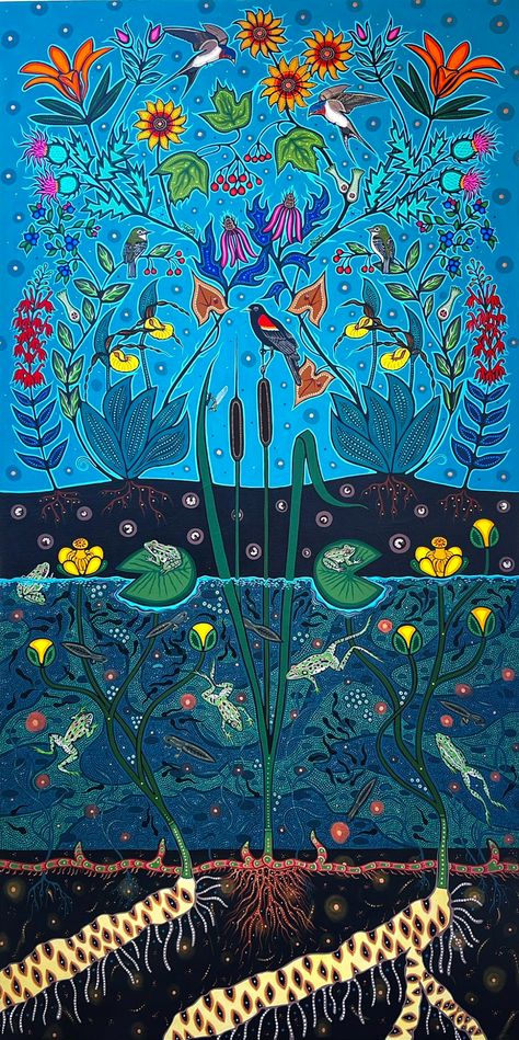 Christi Belcourt (@christibelcourt) / Twitter Christi Belcourt Art, Christi Belcourt, Canadian Indigenous, Indigenous Art, First Nations, Artist Inspiration, City Photo, Art Gallery, Art Inspiration