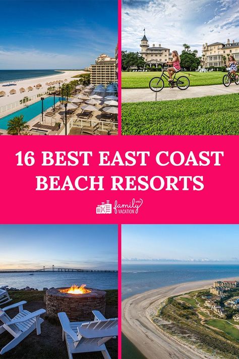 Best Beach Resorts In The Us, Florida East Coast Beaches, East Coast Beach Vacation, Best East Coast Beaches, Resorts In Florida, East Coast Beach, East Coast Vacation, Ocean View Hotel, Best Family Beaches