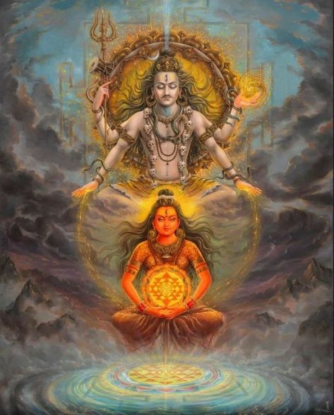 Sada Shiv, Bali Painting, Spiritual Pictures, Tantra Art, Lord Mahadev, Aadi Shakti, Shiva Parvati Images, Lord Shiva Family, Lord Ganesha Paintings