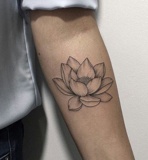 White Lotus Flower Tattoo, White Lotus Tattoo, Lotus Flower Tattoo Meaning, Wildflowers Tattoo, Lotusblume Tattoo, Lotus Flower Tattoo Design, Lotus Tattoo Design, Flower Tattoo Meanings, Petit Tattoo