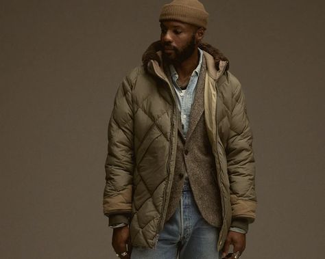 Buck Mason and Eddie Bauer Teamed Up on a Perfectly Rugged Throwback Capsule Collection Vintage Meets Modern, Buck Mason, The Promise, Capsule Collection, Eddie Bauer, In Time, Men's Clothing, The Next, Mens Outfits