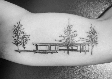 10+ Architecture Tattoos That'll Make You Want To Get Inked Minimal Tatoo, Cute Architecture, Building Tattoo, Architect Logo, Tattoo Trend, Tattoo Templates, Original Tattoos, Architecture Tattoo, Home Tattoo