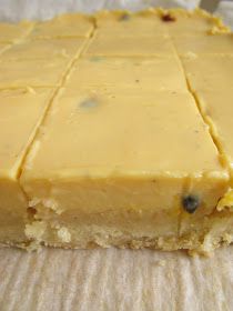 Passionfruit Cake, Passionfruit Slice, Cakes Slices, Slice Recipes, Passionfruit Recipes, Slice Recipe, Slices Recipes, Fruit Slice, Lemon Slice