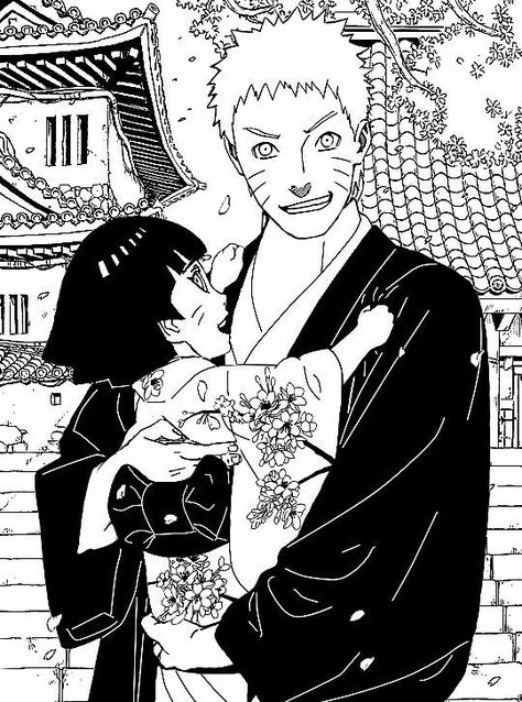 Himawari And Naruto, Naruto And Himawari, Naruto Himawari, Boruto Manga, Naruto Family, Uzumaki Family, Bakugou Manga, Kushina Uzumaki, Uzumaki Boruto