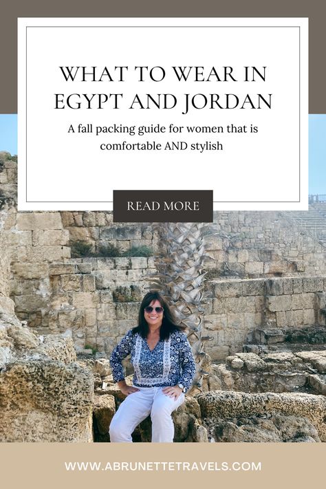 A fall packing list for Egypt and Jordan. What I wore on our 3 week trip and would wear again. #destinations #travel #packing #egypt #jordan What To Wear In Egypt In December, What To Wear In Egypt In November, Fall Packing List, Fall Packing, December Outfits, Packing Guide, Jordan Travel, Egypt Tours, Egypt Travel