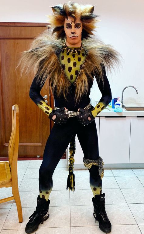 Rum Tum Tugger/Gallery2010s | 'Cats' Musical Wiki | Fandom Animal Tamer Costume, Man Cat Costume, Jaguar Halloween Costume, Cats Musical Costume, Rum Tum Tugger, Cats Costume Musical, Cats Costumes Musical, Cats The Musical Costume, Ideas Carnaval