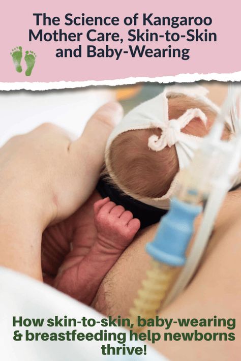 What does science say about the benefits of kangaroo mother care (KMC), skin to skin and baby wearing? How do they benefit your newborn and preemie? #preemie, #KMC, #kangaroocare, #newborncare Kangaroo Mother Care, High Needs Baby, Tummy Time Newborn, Newborn Checklist, Kangaroo Care, Mother Care, Newborn Schedule, Baby Essentials Newborn, Post Baby Body