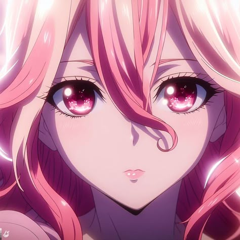 Pink Pfp, Girl With Pink Hair, Pink Anime, Anime Pfp, An Anime, Pink Hair, Hair, Anime, Pink