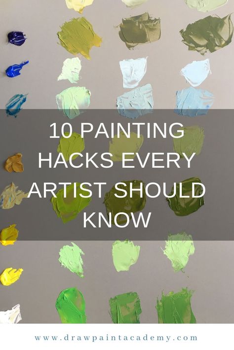 Painting Hacks, Oil Painting Tips, Acrylic Painting Lessons, Oil Painting Techniques, Kunst Inspiration, Acrylic Painting Tips, Acrylic Painting Techniques, Acrylic Painting Tutorials, Painting Lessons