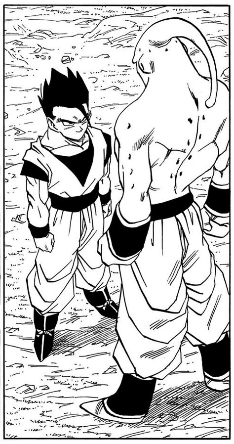 Kintou Gohan Manga Panel, Dragon Ball Manga Panels, Buu Manga, Ultimate Gohan, Super Buu, Manga Images, Dbs Manga, Dbz Wallpapers, Dbz Manga