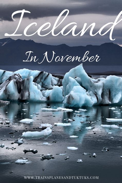 Planning a dream vacation to Iceland? Consider visiting Iceland in winter -- specifically in November. The daylight hours may be shorter, but the scenery is still fantastic and it's less crowded. Plus, you can see the Northern Lights! Read on to find out why November is the best time to visit Iceland. #travel #iceland Iceland In November, Visiting Iceland, Iceland In Winter, Travel Iceland, Iceland Travel Guide, Iceland Travel Tips, Iceland Itinerary, Travel Girl, Visit Iceland