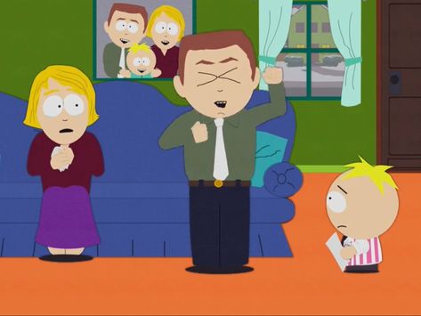 Honestly, Butters deserves a better family. South Park Stephen, Stephen Stotch, Butters Stotch, Butters South Park, South Park, Painted Rocks, Favorite Character, Beauty, Quick Saves