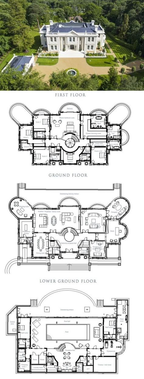 Sims 4 Palace House Plans, Floor Plans Castle, Stately Home Floorplan, House Plan Mansion, Sims 4 Castle Floor Plans, Mansion With Floor Plan, Villa Floor Plan Luxury, Mansions Plans, Luxury Mansion Floor Plans