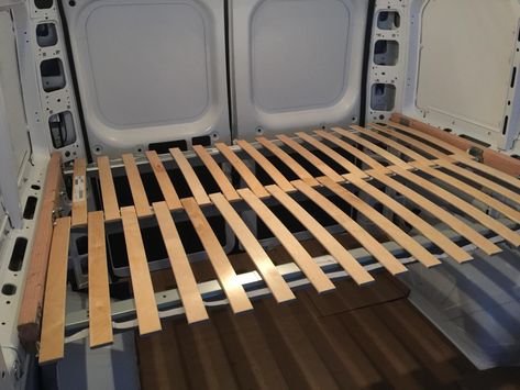 Elevated Bed Platform, Ducato Camper, Camper Beds, Van Bed, Elevated Bed, Bed Platform, Build A Camper Van, Build A Camper, Camper Van Conversion Diy