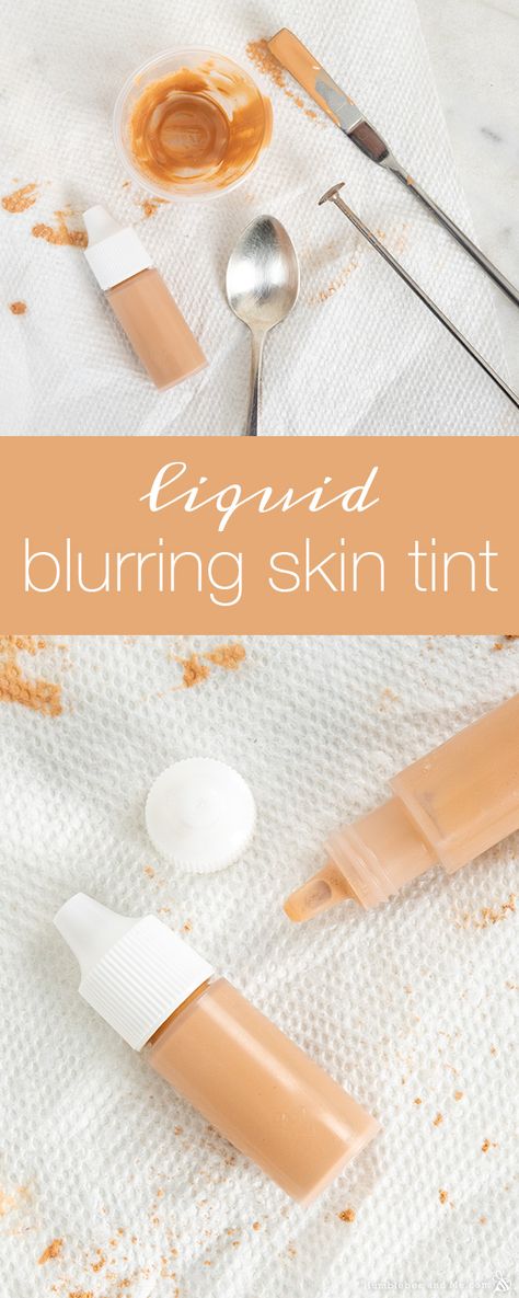 If you’re questing for a sorta-foundation that offers some skin-perfecting goodness without a whole lot of coverage, this Liquid Blurring Skin Tint is for you! It lightly blurs imperfections and gently evens out skin tone, pairing beautifully with a bit … Continue reading → Diy Foundation Liquid Homemade, Bathing Culture, Diy Makeup Foundation, Kitchen Apothecary, Diy Foundation, Green Concealer, Diy Serum, Make Your Own Makeup, Homemade Makeup