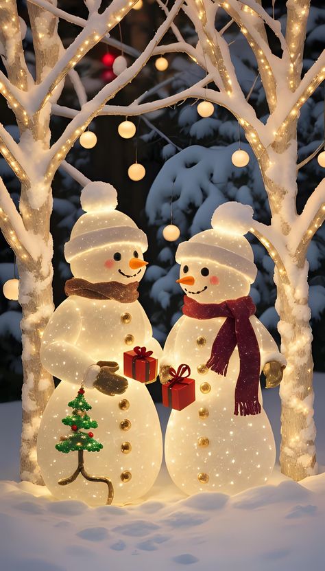 Merry Christmas Hd Images, December Love, Christmas Winter Wallpaper, Snowman Wallpaper, Christmas Wallpaper Hd, Lights Outside, Christmas Lights Outside, Pretty Christmas Decorations, Outside Christmas Decorations