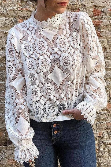 Women lace blouse