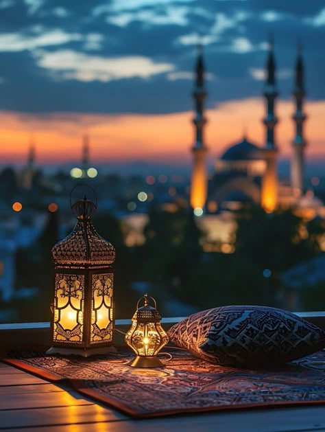 Ramadan Vibes Wallpaper, We Free The Stars, Modern Spanish Decor, Ramadhan Vibes, Iphone 11 Wallpaper Hd, Candle Light Photography, City Lights Wallpaper, Islamic Backgrounds, Arabian Nights Theme