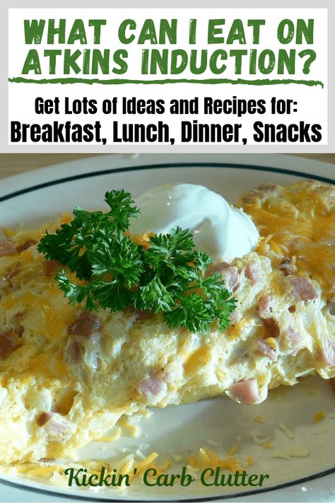 Atkins 40 Meal Plan, Atkins Meal Plan, Atkins Diet Food List, Atkins Breakfast, Adkins Recipes, Induction Recipes, Atkins Snacks, Adkins Diet, Atkins Induction