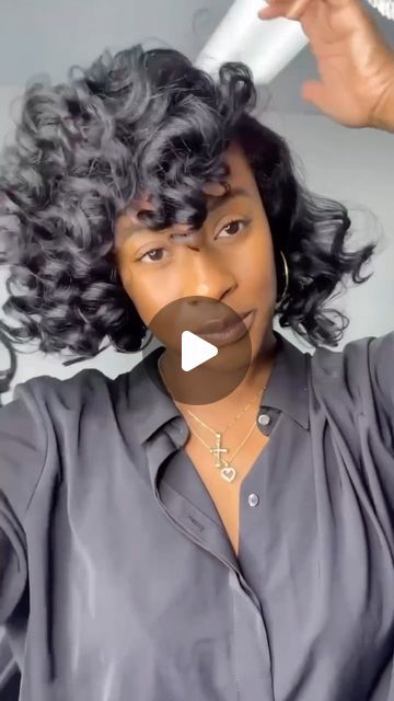 VoiceOfHair ®️ on Instagram: "Easiest hack to achieve bouncy curls😍⁣ ⁣ Love this tutorial by @misslondonbella using @sockcurlgirls🔥 She used 8 socks in total👏🏾This is such a beautiful way to create voluminous curls without adding heat👌🏾This is perfect for extending the life of your silk press❤️⁣ ⁣ Would you try this?✨#voiceofhair⁣ ⁣ #atlantahairstylist #sockcurls #heatlesscurls #hairhacks #silkpresshair⁣ #rollerset #silkpress #silkrollers #heatlesscu rls #blowout #healthyhairgoals #hairtutorials #longhairdontcare⁣" Blow Dry Curls Black Hair, Curling Straight Hair Black Women, Silk Press With Body Curls, Silkpress Hairstyles, Sock Curls, Silk Press Hair, Curling Straight Hair, 2023 Hair, Big Curls