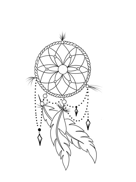 Simple Dream Catcher Drawing, Dream Catcher Outline, Simple Dream Catcher Tattoo, Dreamcatcher Tattoo Design, Dream Catcher Sketch, Atrapasueños Tattoo, Dreamcatcher Drawing, Dream Catcher Drawing, Dream Catcher Tattoo Design