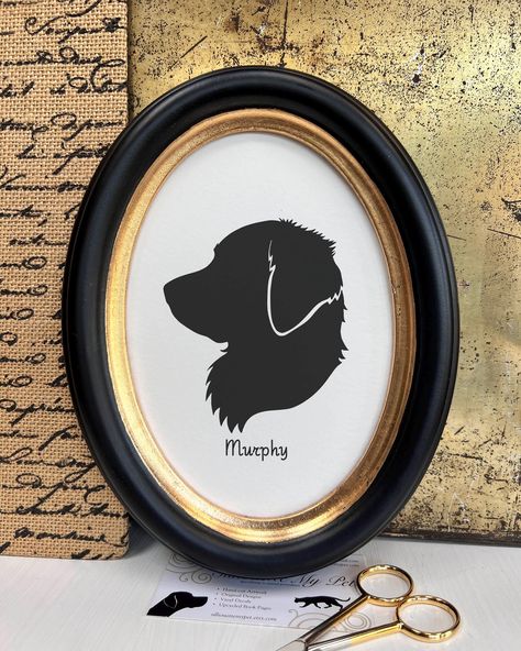 New portrait design option of the Golden Retriever.✨ Message me or see my profile for links. 🤍🐾😊 #goldenretriever #silhouettemypet Golden Retriever Silhouette, Pet Silhouette, Creative Development, Dog Diy, Silhouette Paper, Silhouette Portrait, Dog Silhouette, Black Silhouette, Dogs Golden Retriever